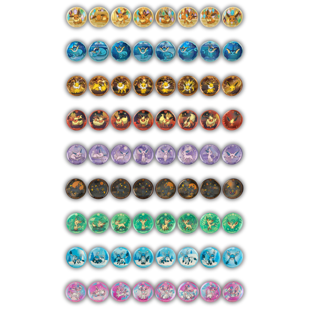 *PRE-ORDER* Pokémon Chinese Terastal Gathering CSV9.5C Badge Set