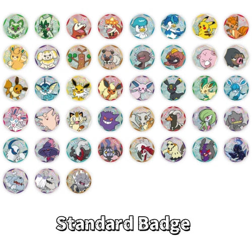 Pokemon Chinese Exclusive Gem Pack Badge Set